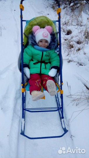 Коляска санки