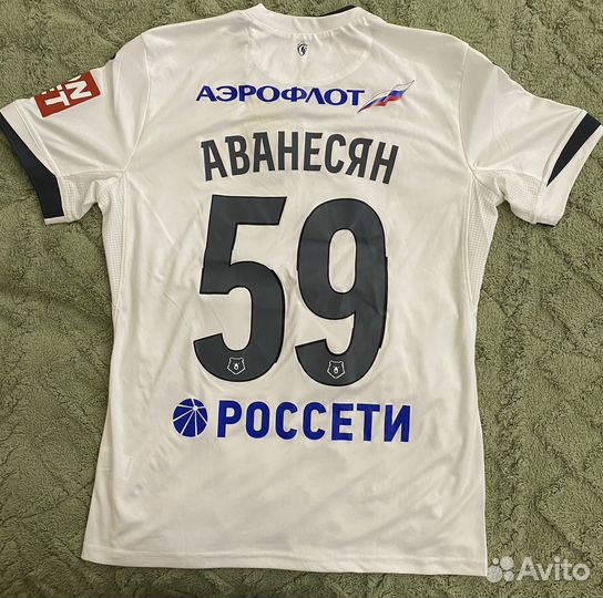 Футболка игрока футбольного клуба цска