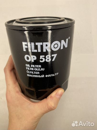 Фильтр масляный OP587 filtron