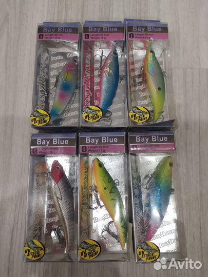 Раттлины Bay Blue 9см 18гр UV