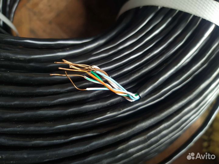 Кабель витая пара utp 5e 4 пары медь уличная