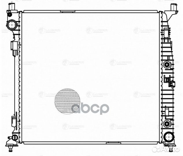 Радиатор MB W166 3.5-5.5/2.5D 11- LRc 15165 luzar