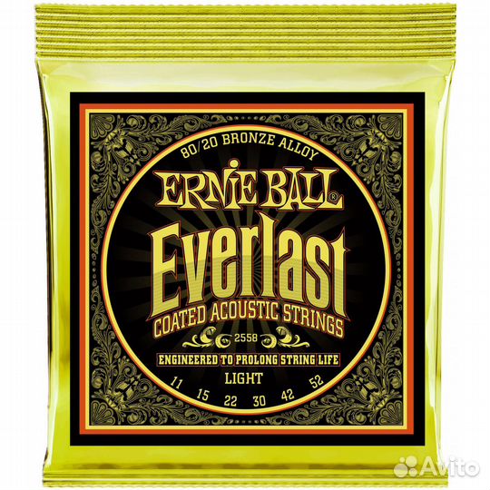 Струны для акустической гитары Ernie Ball 2558 Eve