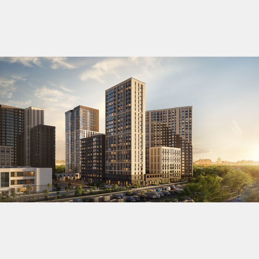 3-к. квартира, 64,5 м², 2/25 эт.