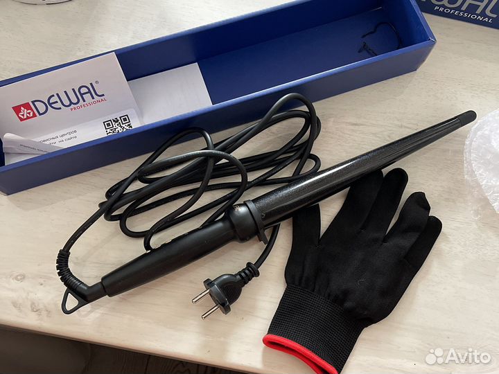 Плойка dewal ultralong конусная турмалиновая