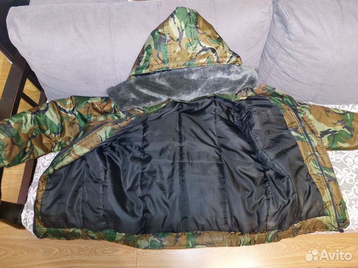 Куртка зимняя камуфляж. Р 62