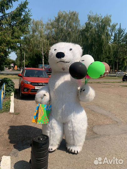 Белый мишка поздравление