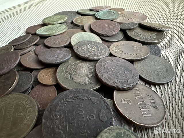 Медные царские монеты 80 шт объявление продам