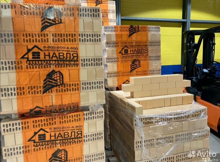 Кирпич лицевой светлый желтый