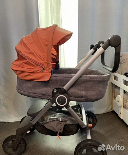 Коляска stokke scoot v3 2 в 1+подстаканник stokke