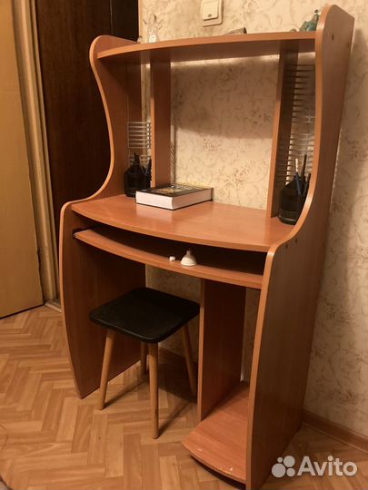 Компьютерный стол лдсп 18мм вишня локарно