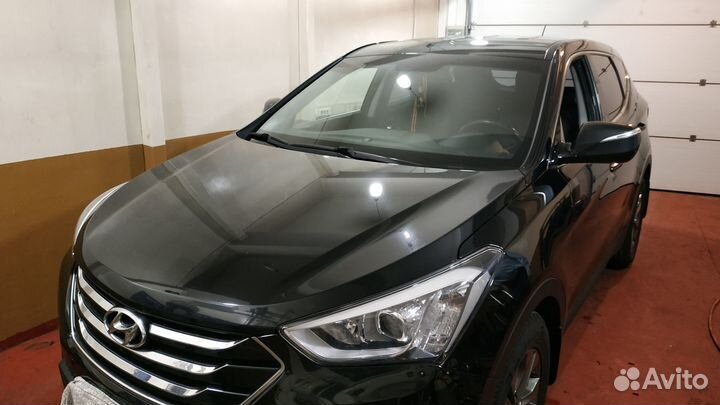 Заднее стекло на Hyundai Santa Fe DM