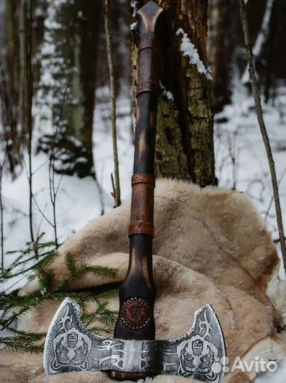 Топор кованый двусторонний Хозяин леса