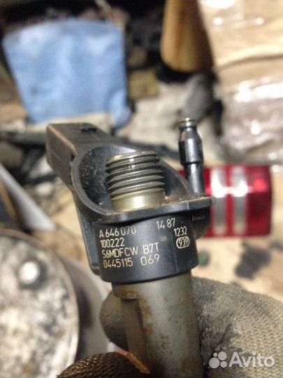 Mercedes sprinter форсунка 646 мотор A6460701487