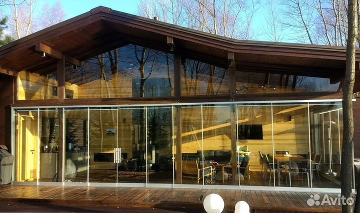 Безрамное остекление любой сложности