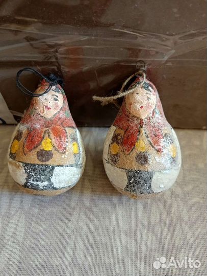 Елочные игрушки. Пресс опилки. Папье Маше