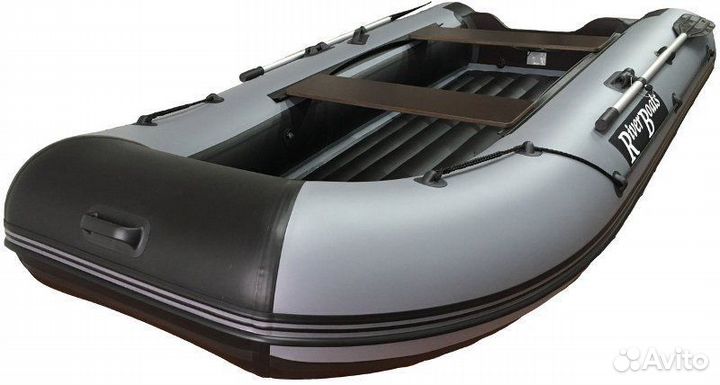 Лодка RiverBoats 330 нднд черно-красный