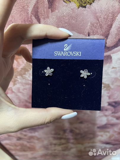 Серьги swarovski