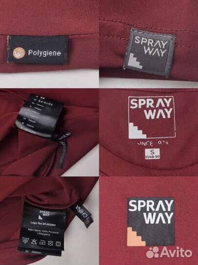 Футболка outdoor. Sprayway Logo tee Polygiene