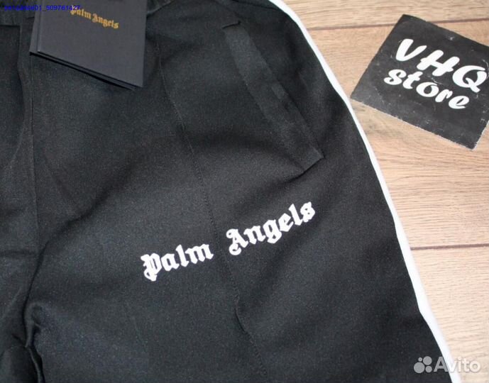 Штаны черные Palm Angels (Арт.84065)