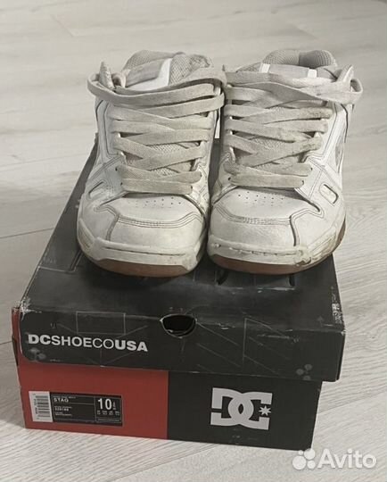 Кроссовки dc shoes Stag белые