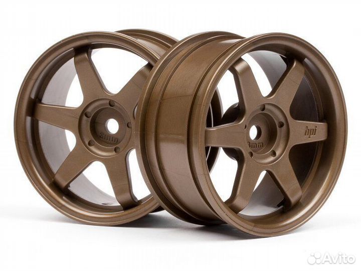 Диски HPI Racing - 1/10 TE37 Wheel 26mm Bronze