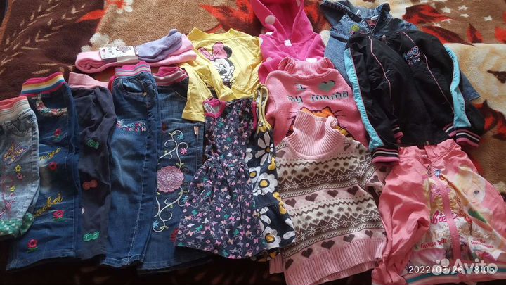 Пакет вещей для девочки