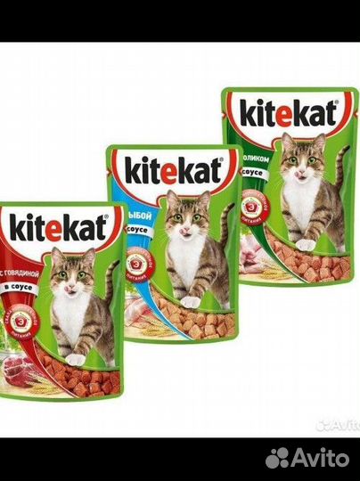 Корм для кошек Kitekat китекет