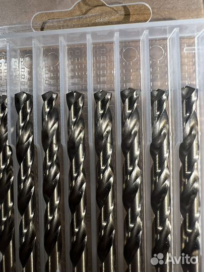 Сверла по металлу cobalt 5мм, в наборе 10шт