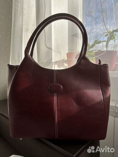 Сумка бордовая
