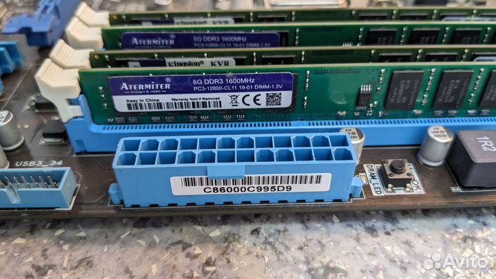 Материнская плата 1155 asus p8b75-v