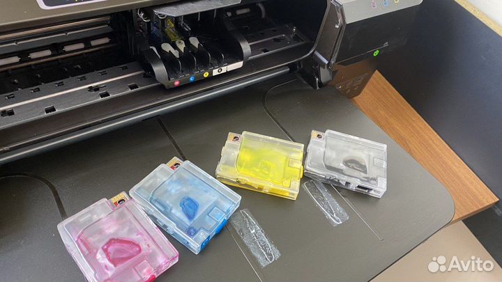 Принтер Hp officejet 7110, цветной, А3