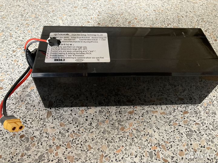 Акб для электровелосипеда 48v 7,5ah