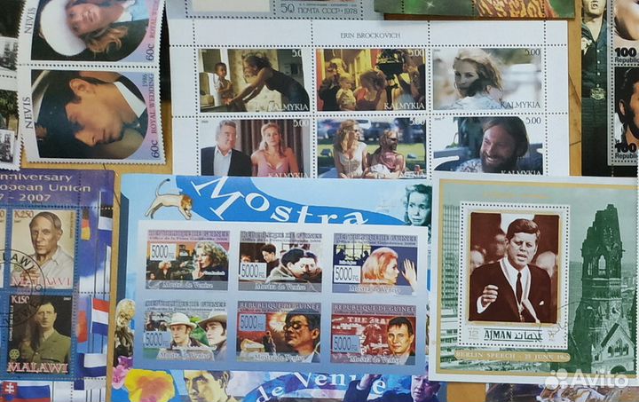 Disney Queen Pink Floyd Doors Madonna марки блоки