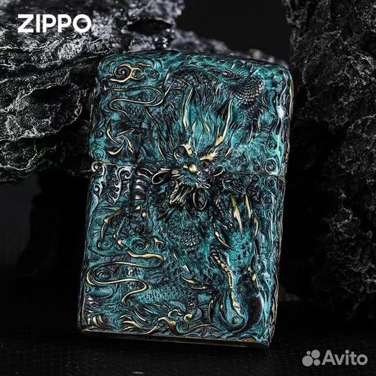 Зажигалка Zippo - Дракон и Феникс