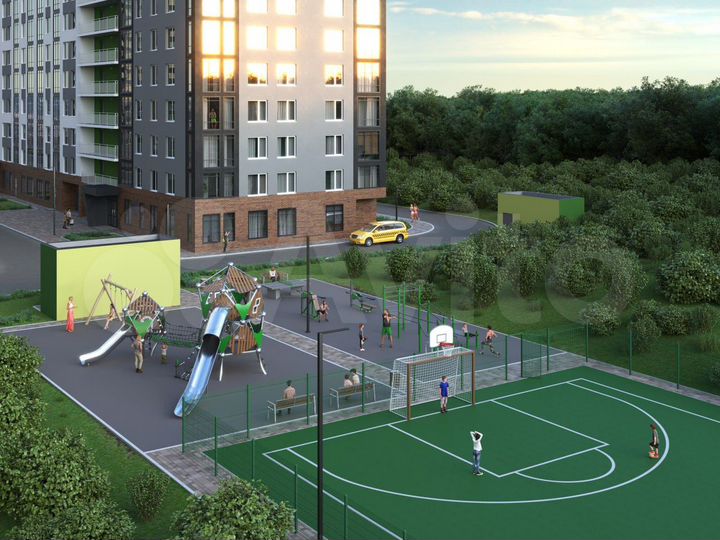 1-к. квартира, 41,1 м², 19/22 эт.