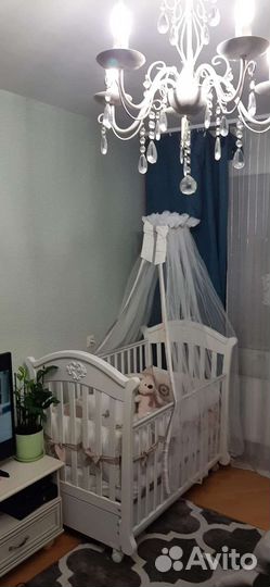 Бортики и балдахин в кроватку