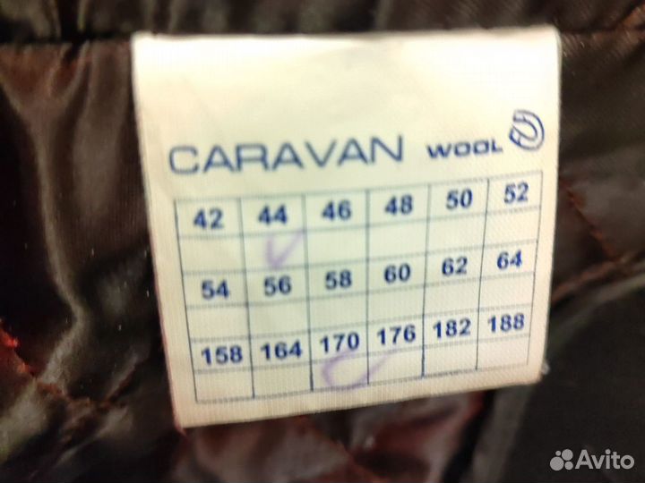 Пальто мужское из шерсти с кашемиром Caravan Wool