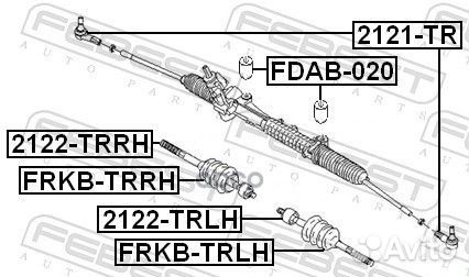 Пыльник р/рейки BMW 3 E90 2004-2008 ECE правы