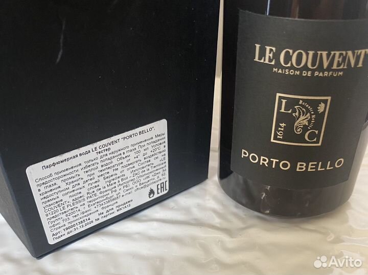 LE couvent porto bello, edp 100ml