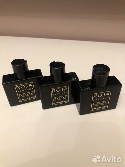 Набор (шампунь, кондиционер; гель) Roja Parfums