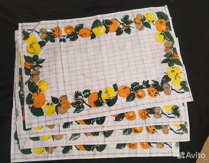 Полотенца льняные с яркими принтами