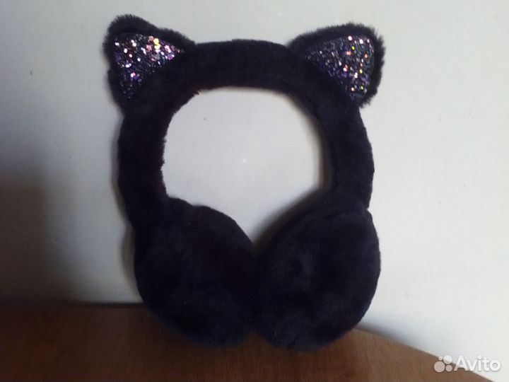 Наушники меховая кошка