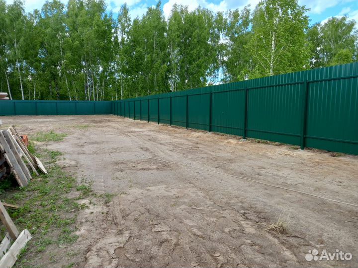 Заборы из профнастила