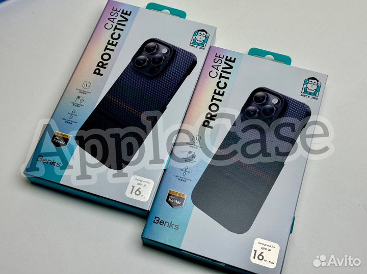 Чехол на iPhone 16 Pro/Pro Max Kevlar Benks Aurora