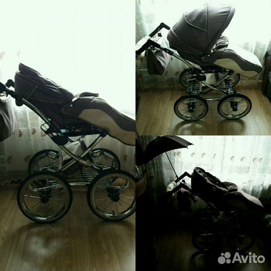 Коляска трансформер 2в1 Parusok