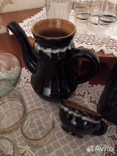 Графины, кувшины, стопки, стаканы СССР