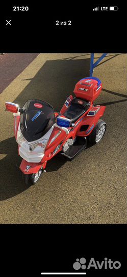 Детский мотоцикл на аккумуляторе бу