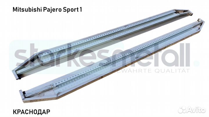 Пороги подножки Mitsubishi Pajero Sport 1 TOR