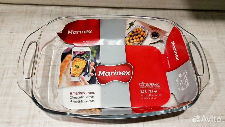 Противень стеклянный. Новый